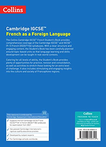 Cambridge IGCSE™ French Student's Book (Collins Cambridge IGCSE™)