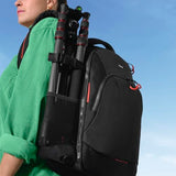 Hama Ramble II Duo - Trípode para cámara 2 en 1 y Soporte para teléfono móvil con Soporte para teléfono móvil, trípode Estable y Ligero de Carbono, trípode para Fotos de 3 Posiciones Extensible máx.