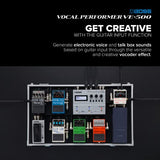 Procesador vocal BOSS VE-500 | Unidad de multiefectos vocal avanzada para guitarristas cantantes | Potentes herramientas para tu pedalera | Armonía automática y corrección de tono | Vocoder | Looper