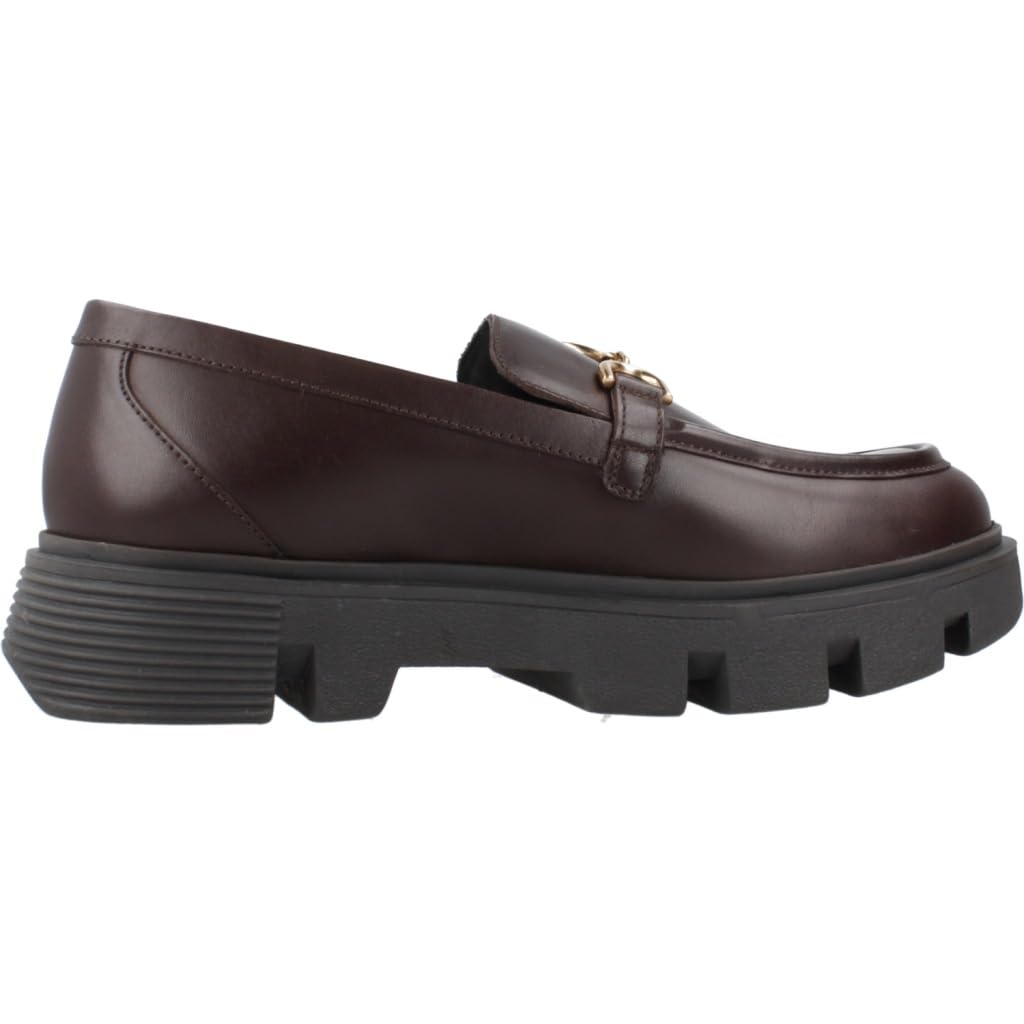 Geox D Vilde H, Mocasin Mujer, café, 38 EU