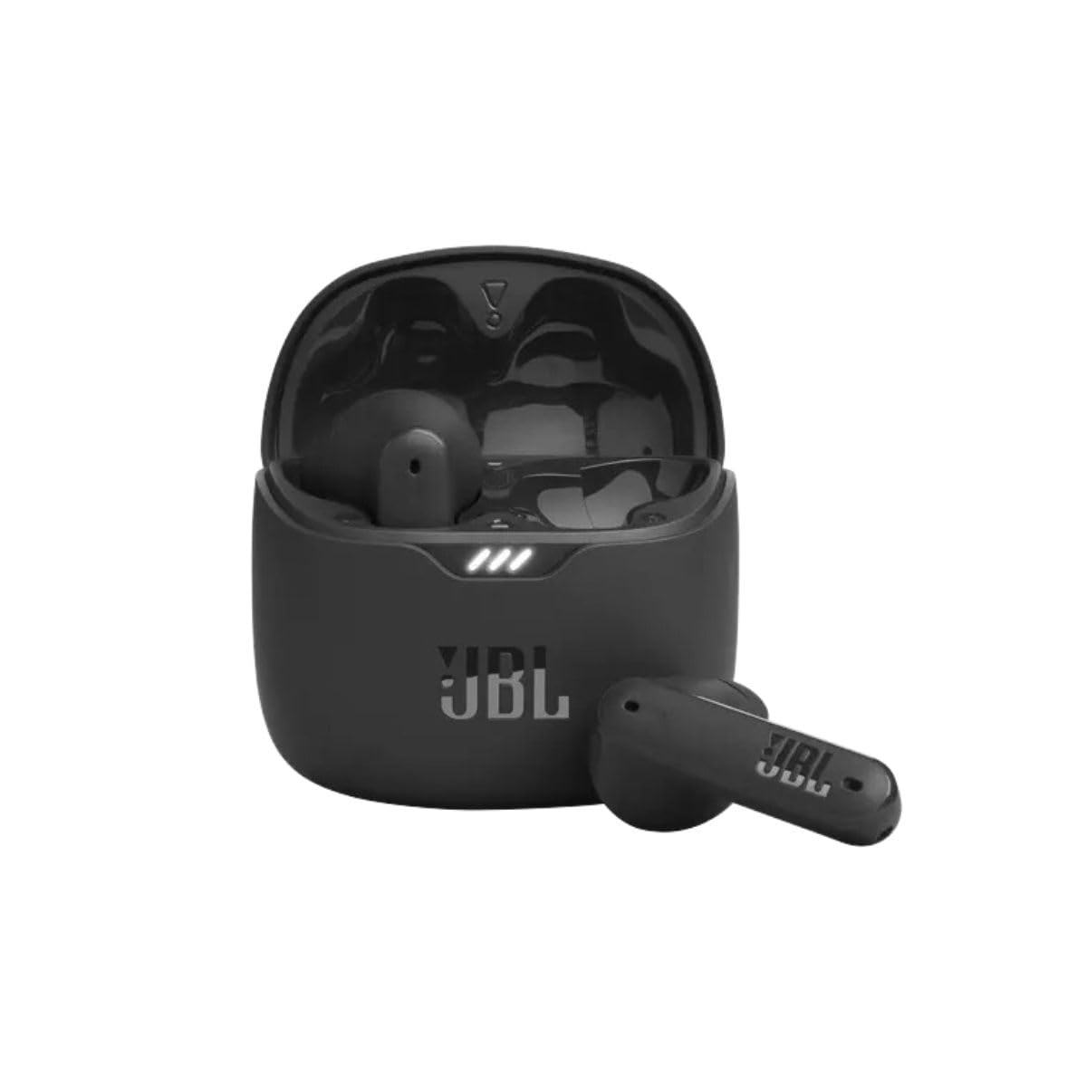JBL Tune Flex TWS, Auriculares In Ear inalámbricos con cancelación activa del ruido, graves potentes, resistencia al agua IPX4, 8 a 24h de batería, estuche de carga, negro