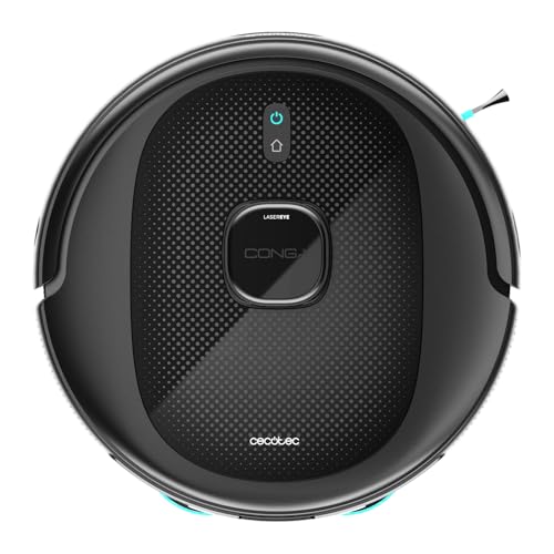 Cecotec Robot Aspirador y Friegasuelos con IA y Base de Autovaciado Conga 9990 AI Spin Revolution Ultra Power Home Essential. 10000Pa, Navegación Inteligente, Autonomía 240mins, Cepillo Silicona, App