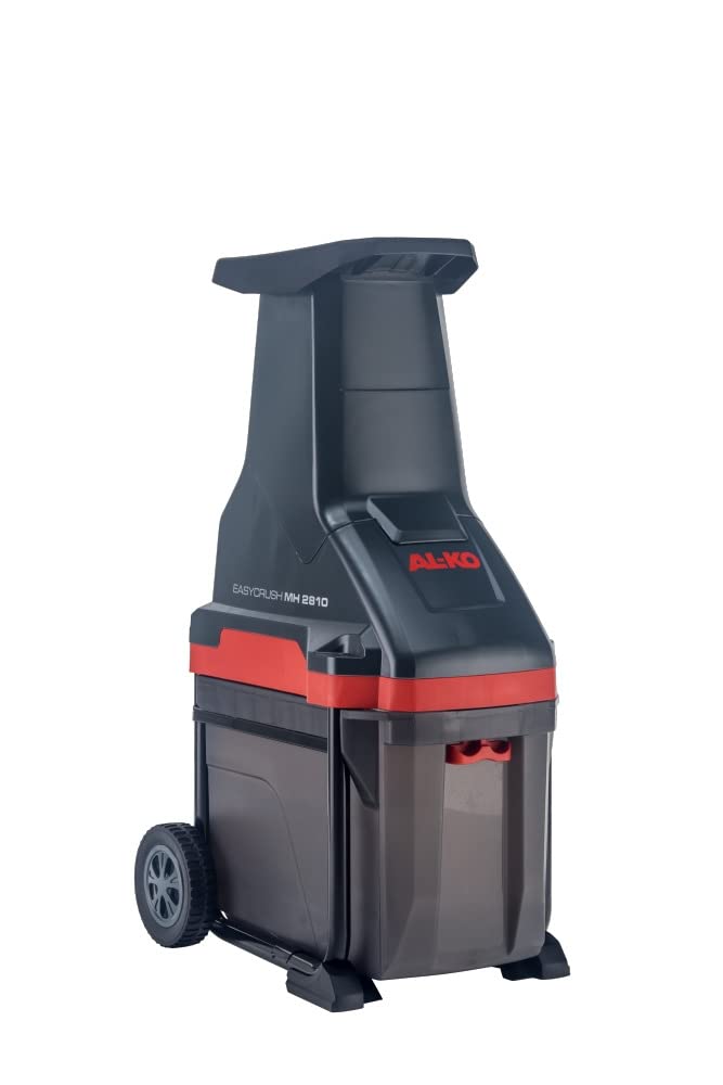 AL-KO Trituradora Easy Crush MH 2810, potencia del motor de 2800 W, máx. 40 mm de grosor de rama, caja de 48 litros, potente trituradora de cuchillos, embudo grande, incluye tapón
