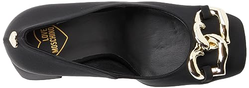 Love Moschino Ja10209g1him0000, Zapatos Tacón Mujer, Nero, 39 EU