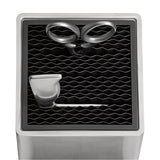 WMF Grand Gourmet - Juego 6 Piezas, 4 Cuchillos con Hoja Insertada de Acero Templado Completamente Forjado y Tijeras Multiusos con Soporte FlexTec de Acero Inoxidable