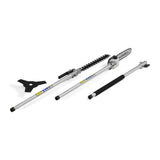 Alpina Multiherramienta AMT 26, Motor de gasolina de 25,4 cc, Con podadora telescópica, Accesorio cortasetos, Desbrozadora con hilo y cuchilla, Mango telescópico desmontable, Correa de hombro incluida