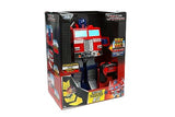 Jada Transformers Converting RC Optimus Prime - Coche de Control Remoto Modelo G1 Original - 30 cm de Largo en Modo camión, pie 35 cm de Alto Convertido en Modo Autobot con Luces Sonidos y Voz