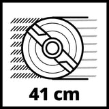 Einhell Cortacésped a batería GE-CM 36/41 Li-Solo Power X-Change (36 V, 41 cm ancho de corte, hasta 500 m², Brushless, 50L bolsa recolectora, 25-75 mm altura de corte, sin batería)