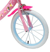 Vélo ATLAS Vélo Fille Bicicleta de 16'' niño niña Princess de Disney, Rosa, 16"
