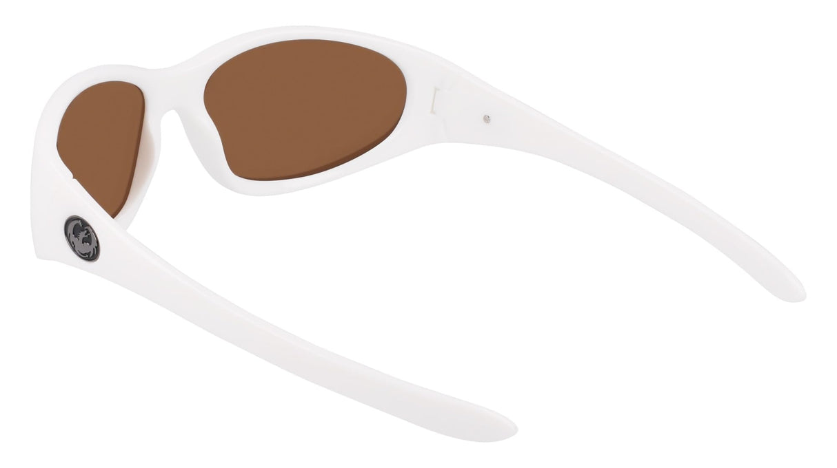 DRAGON The Box 2IZED Gafas, White with Silver Ion Polarized Lens, Talla única para Hombre