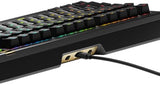 Glorious Gaming GMMK 3 Pro HE Teclado rápido Hall Effect, Carcasa Aluminio, tasa 8K, switches magnéticos/Hot Swap MX, Juntas modulares, TKL 75% QWERTY EE.UU. (Negro)