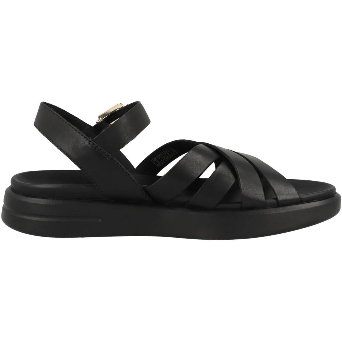 Geox D Xand 2s, Sandalia, Black, 39 EU