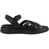 Geox D Xand 2s, Sandalia, Black, 39 EU