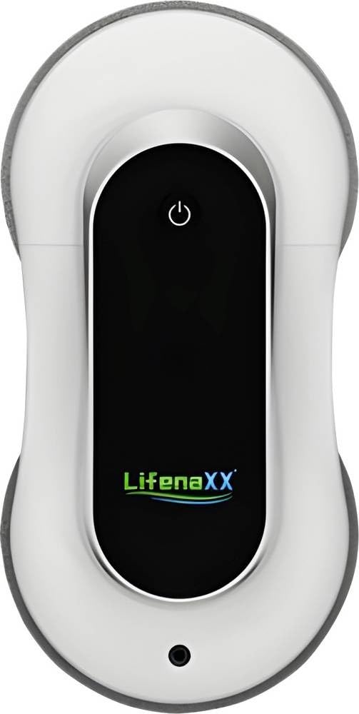Lifenaxx LX-055, Robot limpiacristales avanzado, limpiacristales eléctrico con 2 boquillas de pulverización, Alta Potencia de succión (2800 PA), depósito de Agua Grande de 70 ml, Mando a Distancia