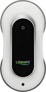 Lifenaxx LX-055, Robot limpiacristales avanzado, limpiacristales eléctrico con 2 boquillas de pulverización, Alta Potencia de succión (2800 PA), depósito de Agua Grande de 70 ml, Mando a Distancia