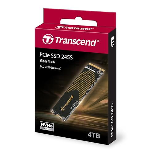 Transcend SSD 4TB M.2 MTE245S (M.2 2280) PCIe Gen4 x4 NVMe - TS4TMTE245S-E