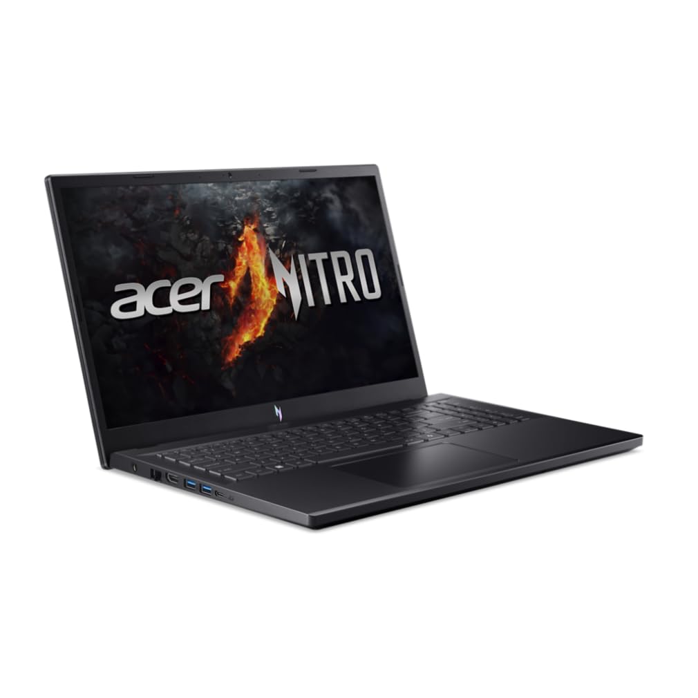 Acer Nitro V 15 ANV15-41-R0ZK, Ordenador Portátil Gaming 15.6" Full HD 165Hz (AMD Ryzen 7 7735HS, 16GB RAM, 512 GB SSD, NVIDIA GeForce RTX 4050, Sin Sistema Operativo) Negro, Teclado QWERTY Español