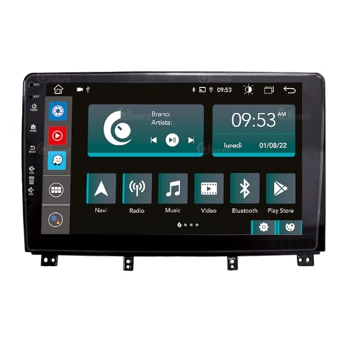 Radio de Coche para Peugeot 3008 2009-2016 Android GPS Bluetooth WiFi USB Dab+ Touchscreen 9" 8core Carplay AndroidAuto