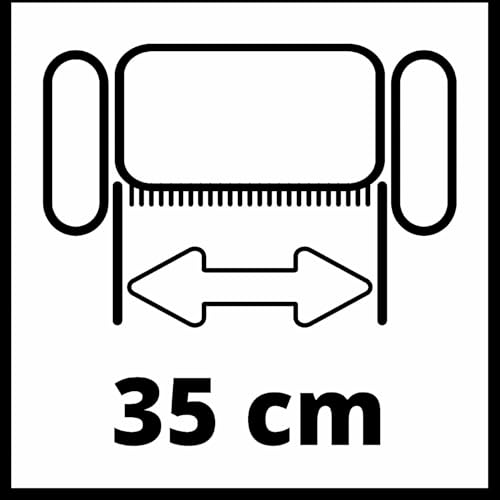 Einhell GE-SC 35/1 Li - Escarrificador Baterías sin Escobillas , 2x18 V (ancho de corte 35cm, hasta 400m² de jardín, sin batería) (ref. 3420650)