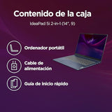 Lenovo IdeaPad 5 2-in-1 Gen 9 – Ordenador Portátil Convertible Táctil 14'' WUXGA (Intel Core i5-13420H, Intel UHD Graphics, 16 GB RAM, 512 TB SSD, Wi-Fi 6, Win 11 Home) Teclado QWERTY Español - Azul