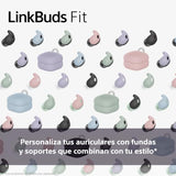 Sony LinkBuds Fit x Olivia Rodrigo, Auriculares Bluetooth con Noise Cancelling, Cómodos, IPX4, Hi-Res Audio, Sonido Ambiente, 21 h autonomía, conexión multipunto, iOS y Android, Verde