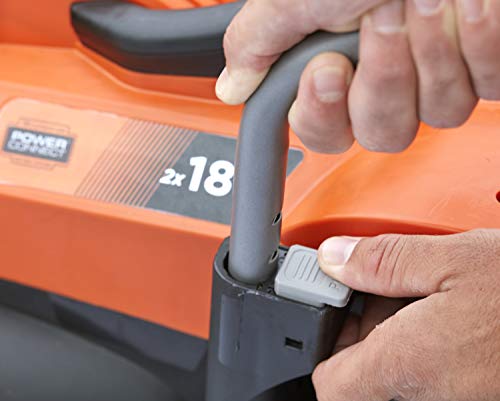 BLACK+DECKER BcmW3318L2,Cortacésped a Batería 18 V, Ancho de Corte 33 cm con 2 Baterias Litio de 2.5 Ah