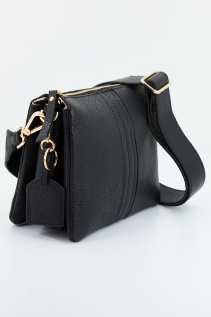 Geox D Clarissy, Bolsa para Mujer, Negro, Einheitsgröße