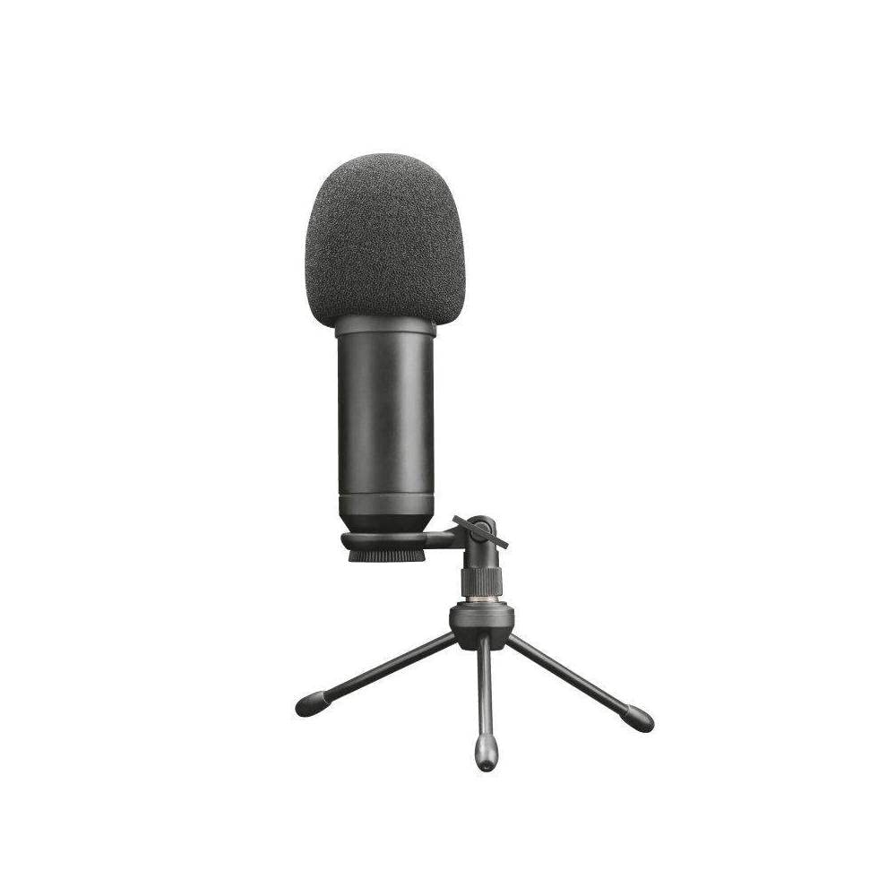 Trust Gaming GXT 252 Emita Plus Micrófono USB Profesional con Condensador, Brazo y Filtro Pop, Patrón Cardioide, Micro para Streaming, Podcast, PC, PS4 y PS5 - Negro