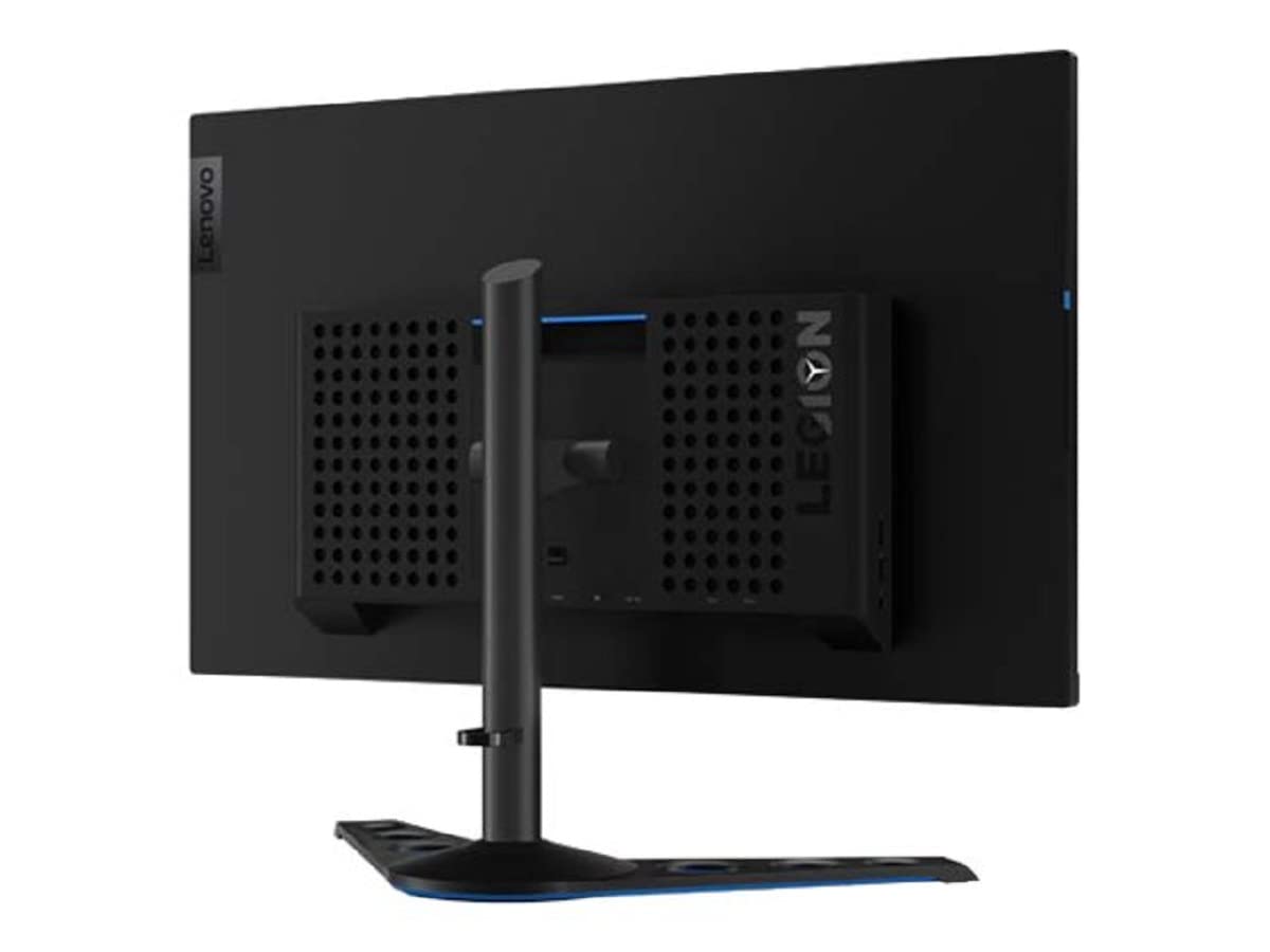 Lenovo Y27q-20 - Monitor Gaming 27" 2K QHD (IPS, 165Hz, 1ms, HDMI, DP, 3xUSB, G-Sync, Base Metálica) Ajuste de inclinación/altura/giro/pivote - Negro
