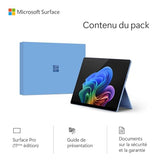 Microsoft Surface Pro (Cargador no Incluido), Copilot Plus PC, Pantalla táctil OLED 13, Snapdragon X Elite, 16 GB RAM, SSD 512 TB, Modelo, 11ª edición, Azul Zafiro