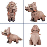 Rubies Disfraz de dinosaurio inflable Triceratops para adultos, talla única