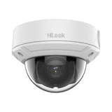 HiLook by Hikvision IPC-D620H-Z - Cámara Domo IP de 2 MP, Alcance infrarrojo de 30 m, Certificado IK10 e IP67