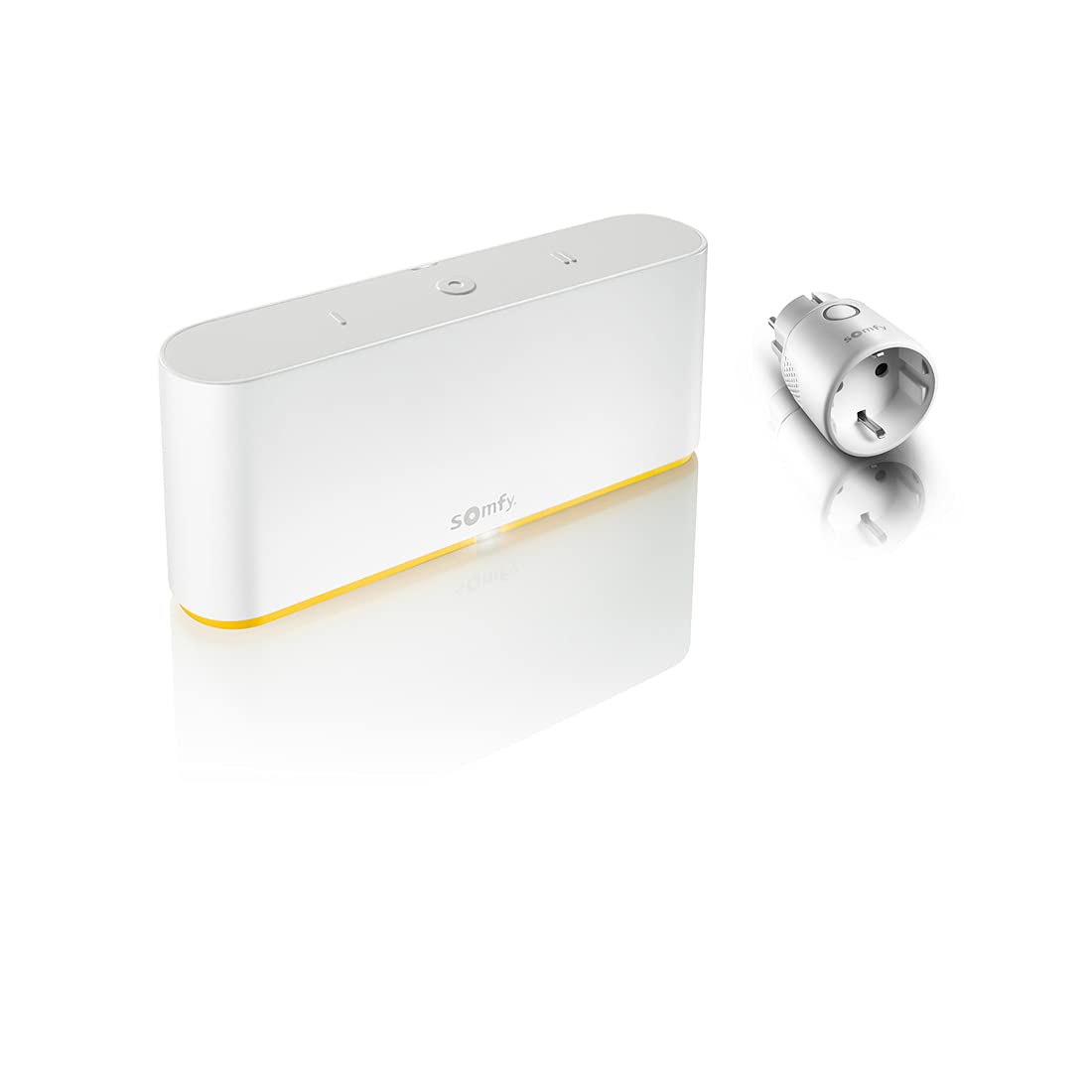 Somfy 1870999 - Interruptor Tahoma con Control Inteligente con 1 Toma IO Conectada, Blanco