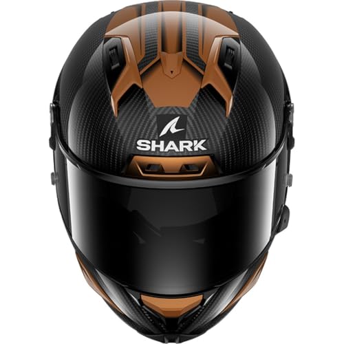 SHARK, Casco Moto Integral AERON CARBON SKIN Cupper Carbon DCD, M