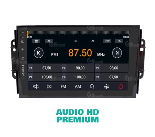 Radio de Coche para DR 3 Android GPS Bluetooth WiFi USB Dab+ Touchscreen 9" 8core Carplay AndroidAuto