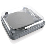 Lenco L-85 - Tocadiscos para Equipo de Audio (MP3, USB), Plateado
