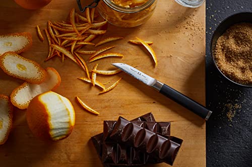 Fiskars Set de cuchillos, Sensei, 5 piezas, Cuchillo chef, Cuchillo pan, Cuchillo Santoku, Cuchillo verduras, Cuchillo para pelar, Acero inoxidable con alto contenido de carbono/plástico, 1025845