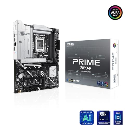 ASUS ProArt Z890-Creator WiFi - Placa Base ATX, 16+2+1+2 etapas de Potencia, PCIe 5.0 Compatible con GPU de última generación, Dos Thunderbolt 5 Tipo-C, LAN de 10 GB y 2,5 GB, WiFi 7, 5 Ranuras M.2