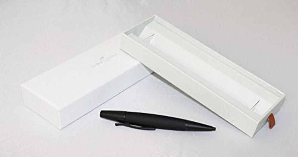 Faber-Castell 138383 - Portaminas E-motion de Color Negro con Cuerpo en Madera de Peral - Mina de 1.4 mm - Graduación B