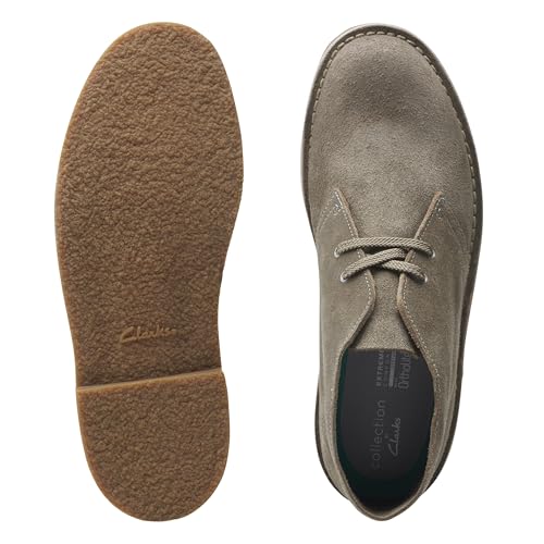 Clarks Herren Desert Boot Bushacre 3 Chukka-Stiefel, Sand Suede,43 EU