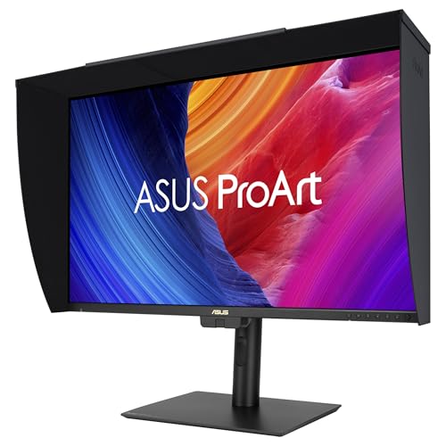 ASUS ProArt Display PA32UCE - Monitor Profesional de 32", 4K (3840 x 2160), IPS, 600 nits, 98% DCI-P3, colorímetro motorizado, calibración automática, HDR-10, KVM, LuxPixel, USB-C, diseño sostenible