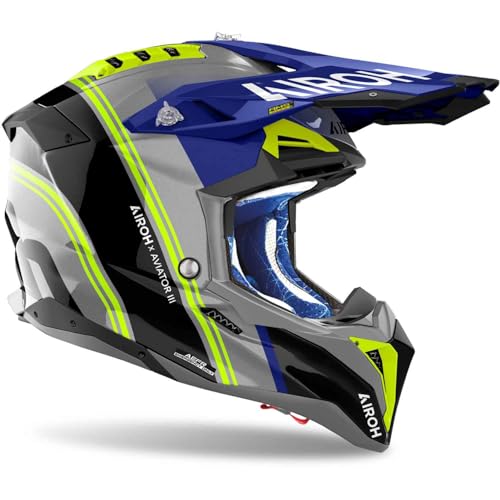 AIROH Aviator 3 Hima Blue Gloss XS