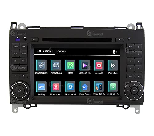 Radio de Coche para Mercedes Classe A/B Vito Viano Android GPS Bluetooth WiFi USB Dab+ Touchscreen 7" 8core Carplay AndroidAuto