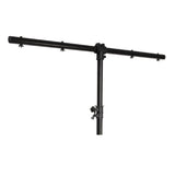 Ibiza - SL002 - Soporte para iluminación de hasta 8 juegos de luces con altura variable de 1,40 a 2,8m - Negro