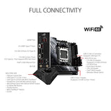 ASUS ROG Strix X670E-I Gaming WiFi - Placa Base ITX (AMD Ryzen AM5, VRM de 10 + 2 Fases, ROG Strix Hive, botón PBO de Modo EZ, PCIe 5.0, DDR5, WiFi 6E, 2 Ranuras M.2, 2 Puertos USB4 de Tipo C)