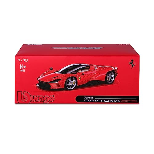 Burago- Maqueta Coche, Color Rosso Corsa 322 (78084)