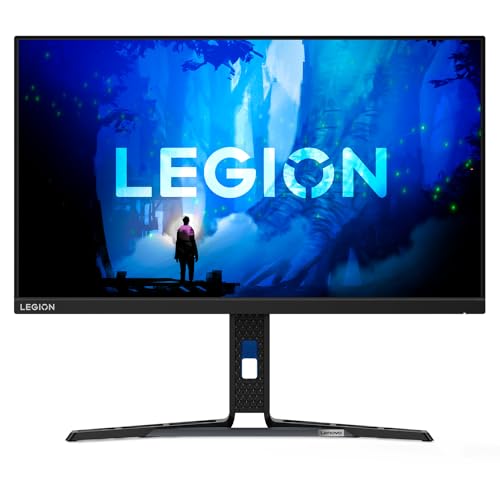 Lenovo Legion Y27h-30 - Monitor Gaming con EyeSafe, 27'' 2K QHD (IPS, 180Hz (OD), 0.5ms MPRT, HDMI,DP,USB-C, Cables DP y USB-C, FreeSync, Altavoces) Ajuste de inclinación/altura/giro/pivot -Negro