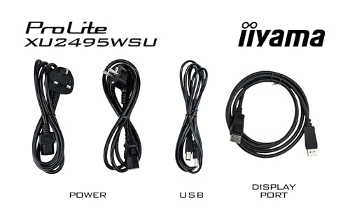 iiyama XU2495WSU-B7 24,1" Panel IPS, 1920x1200, 300cd/m², HDMI, DisplayPort, 4ms, Altavoces, USB 3x 3.2+1xC (15W)