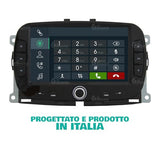 Radio de Coche para Fiat New 500 Android GPS Bluetooth WiFi USB Dab+ Touchscreen 7" 8core Carplay AndroidAuto