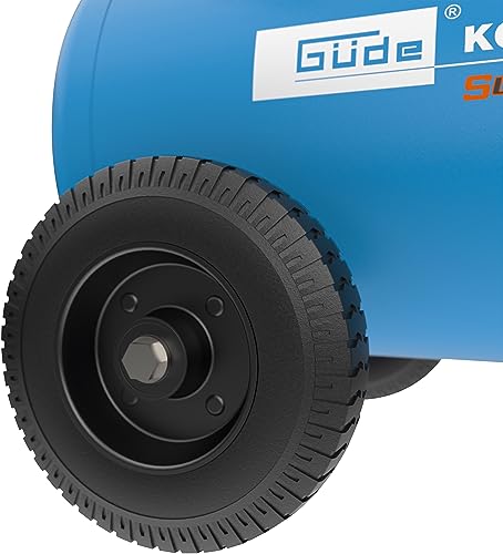 Güde 50138 Airpower 275/8/50 - Compresor silencioso (2 unidades de doble pistón con motor separado, caldera de 50 litros, 230 V, sin aceite)